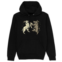 FELPA CAPPUCCIO - AMICUS OMNIBUS nera