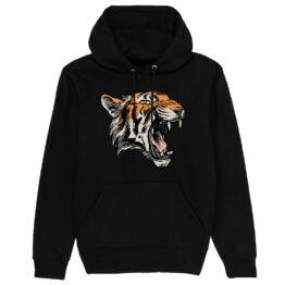 FELPA CAPPUCCIO - ROARING 40s nera