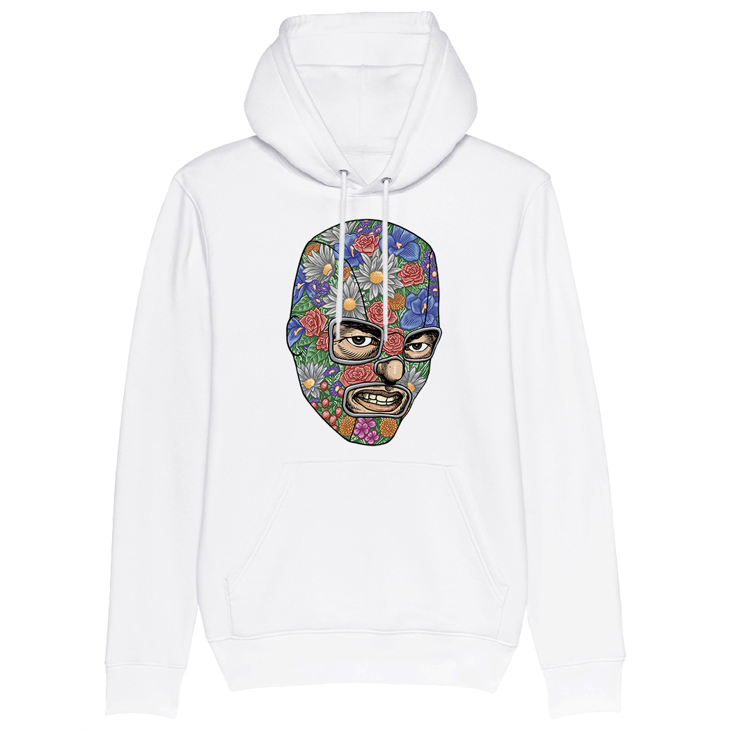 FELPA CAPPUCCIO - SENOR MILLEFIORI bianca