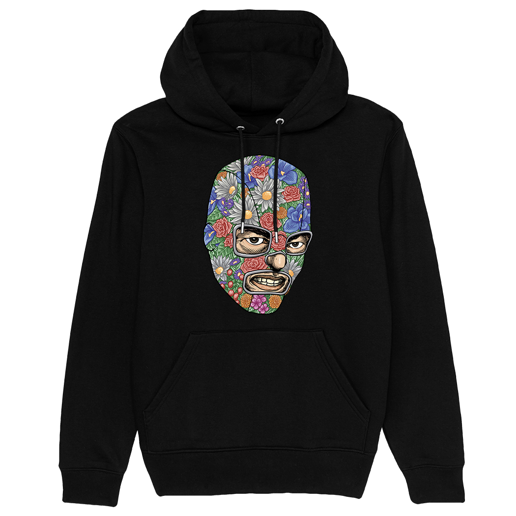 FELPA CAPPUCCIO - SENOR MILLEFIORI nera