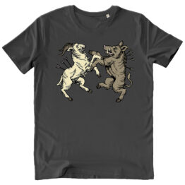 T-SHIRT UNISEX - AMICUS OMNIBUS antracite