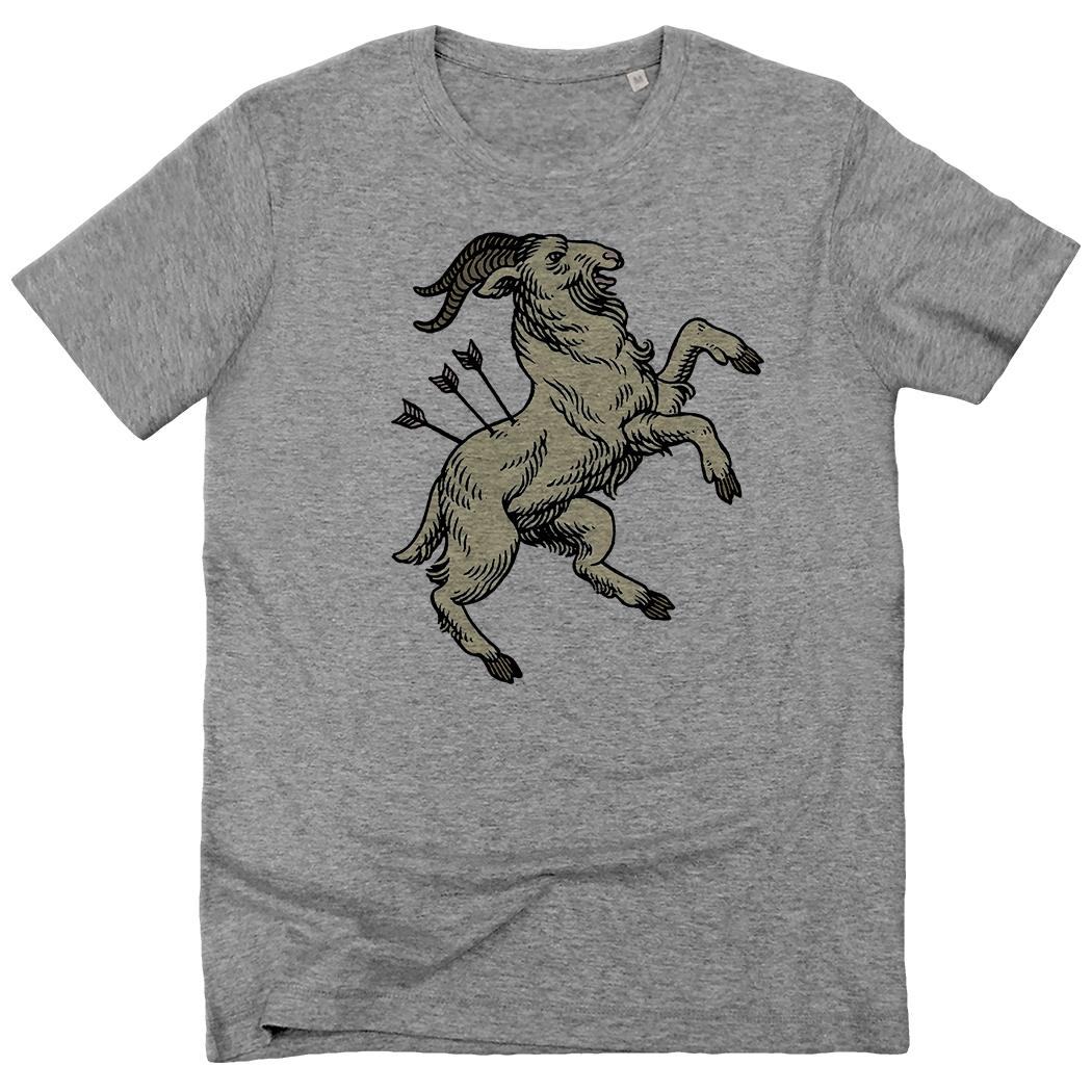 T-SHIRT UNISEX - CAPRONE heather-grey
