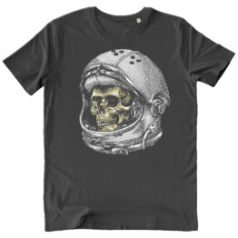 T-SHIRT UNISEX - SPACEMAN antracite