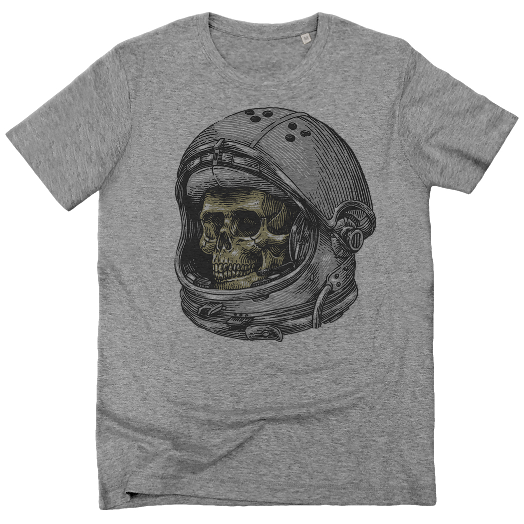 T-SHIRT UNISEX - SPACEMAN heather-grey